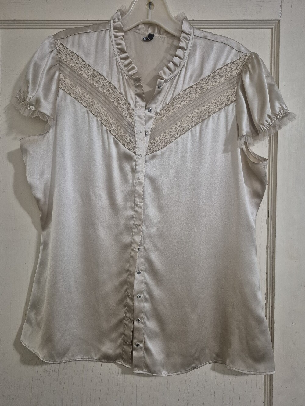 Tahari Satin Blouse